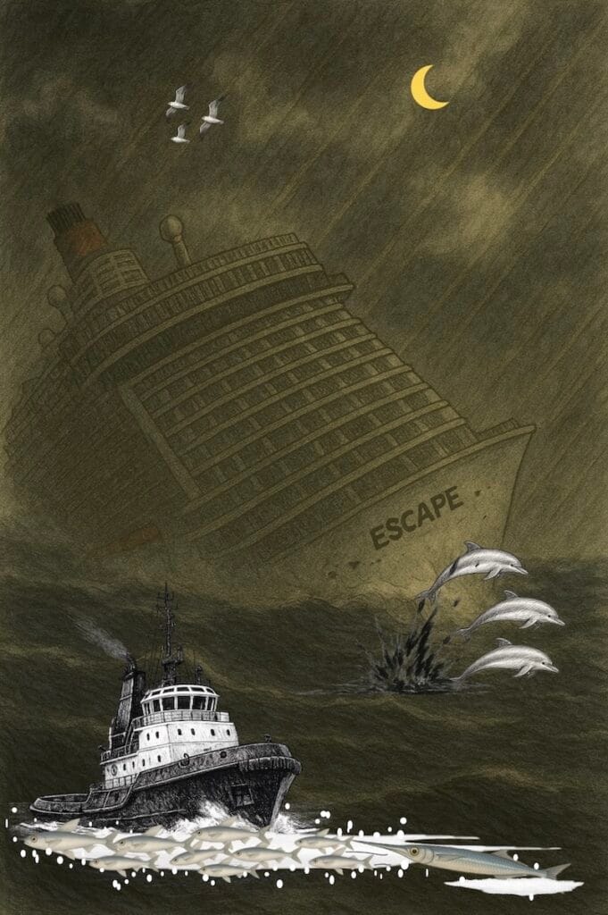 Paquebot penché à 45° : Le Norwegian Escape a failli chavirer sous une rafale à 100 noeuds projetant passagers et mobilier pendant 15 minutes.